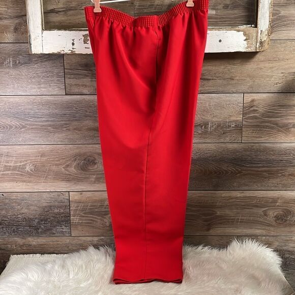 Bonworth Womens Red Stretch Pants, See Description for Size Measurements - Picture 2 of 5